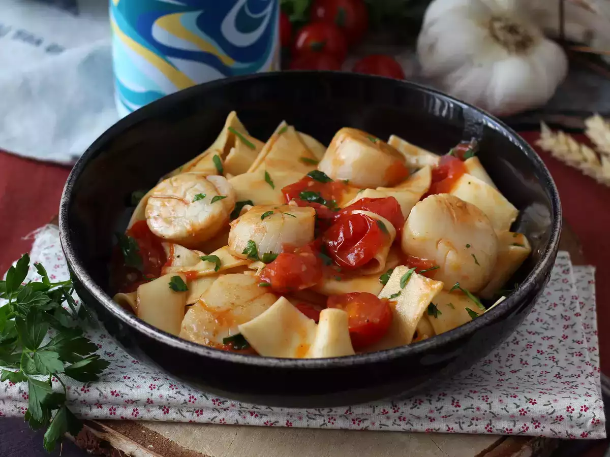 Recept Cestoviny s mušľami, elegantný prvý chod z morských plodov