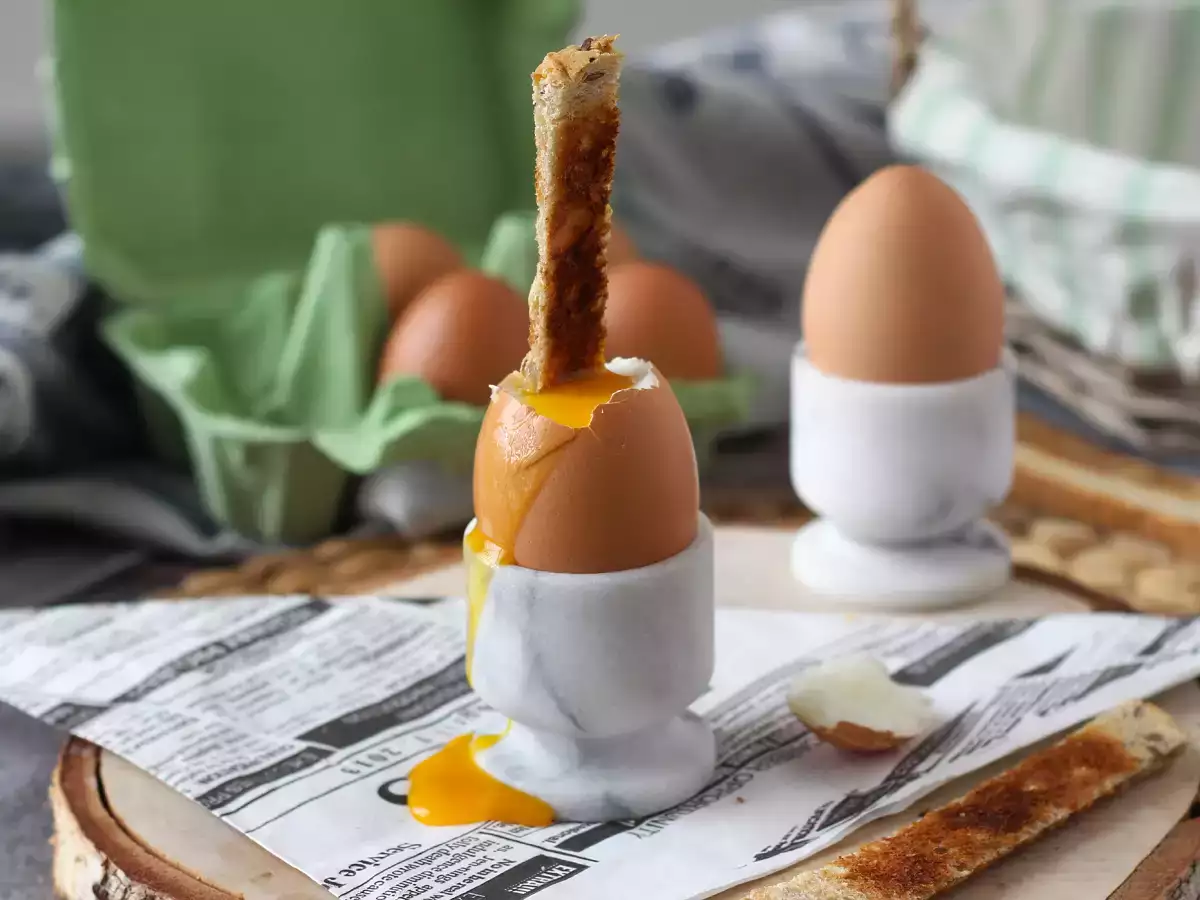 Recept Vajcia na mäkko vo fritéze