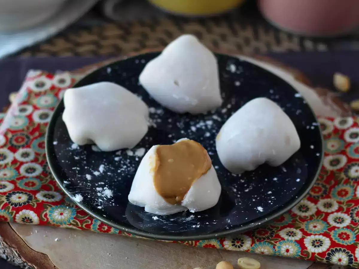 Recept Arašidové maslo mochis