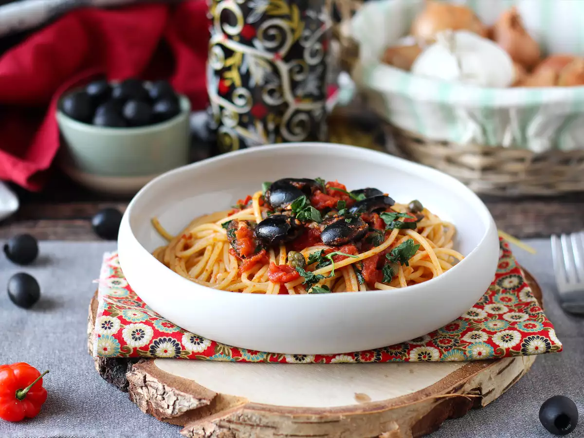 Recept Špagety alla puttanesca, rýchly a chutný prvý chod
