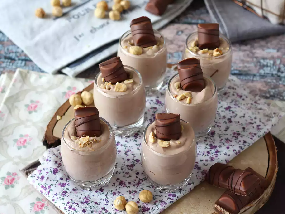 Recept Nepečené, veľmi chutné verrines kinder bueno