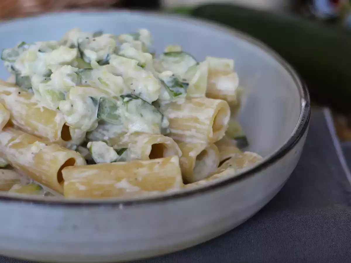 Recept Krémové cestoviny s cuketou, chutný a veľmi rýchly recept