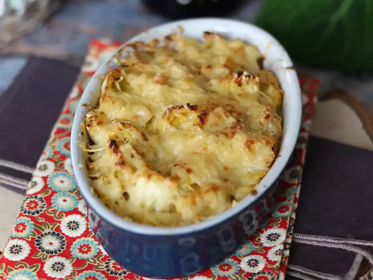 Recept Zapekaná kapusta s bešamelovou omáčkou a syrom