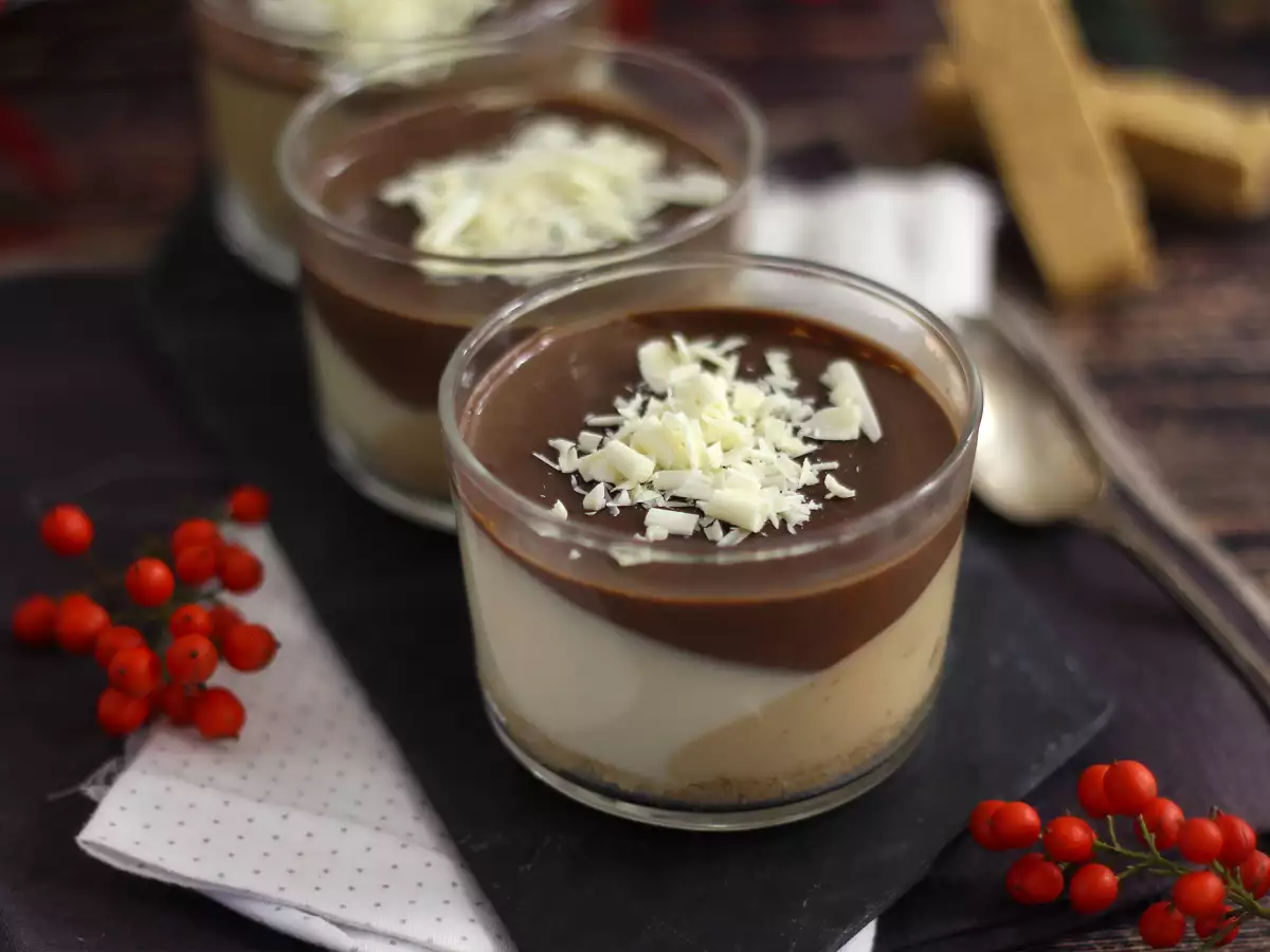 Recept Čokoládové a nugátové košíčky. jednoduchý recept