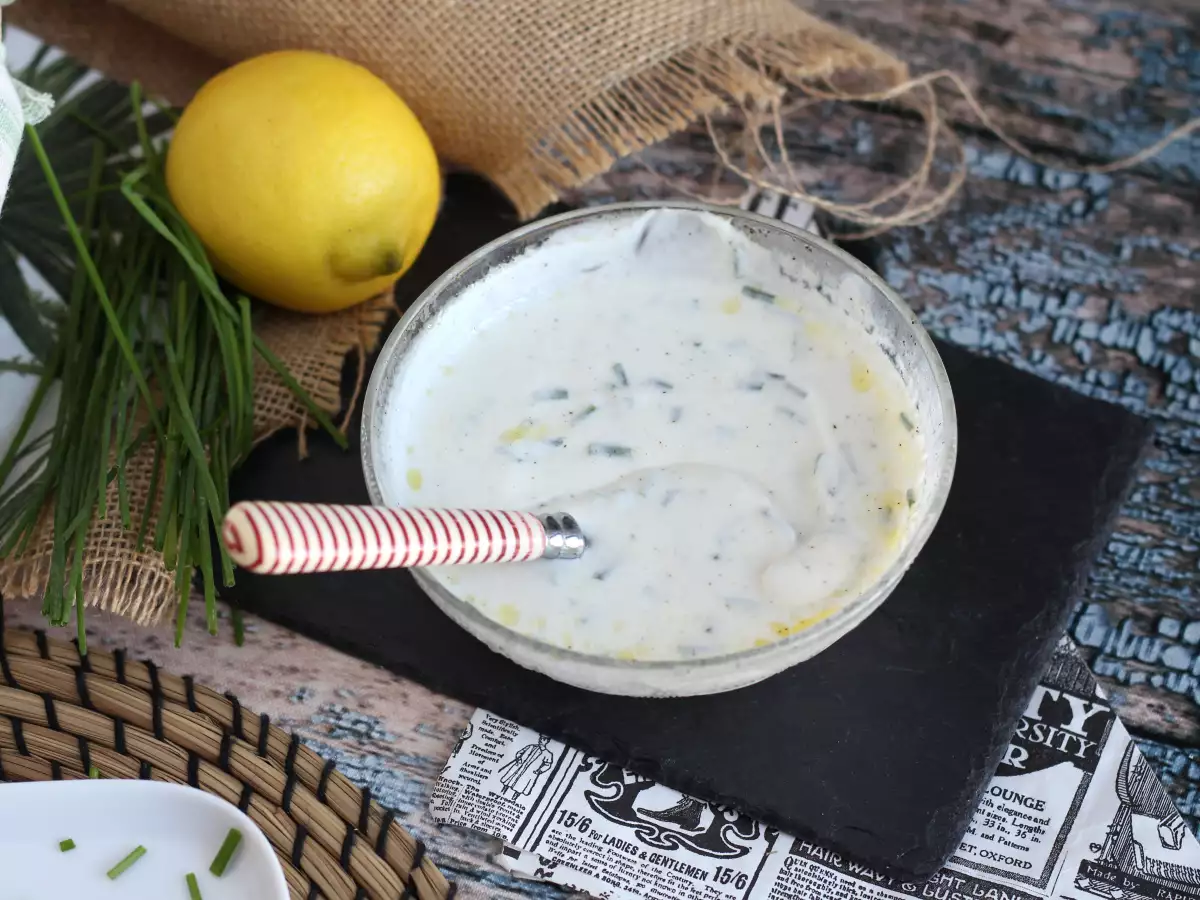 Recept Zdravá jogurtová omáčka