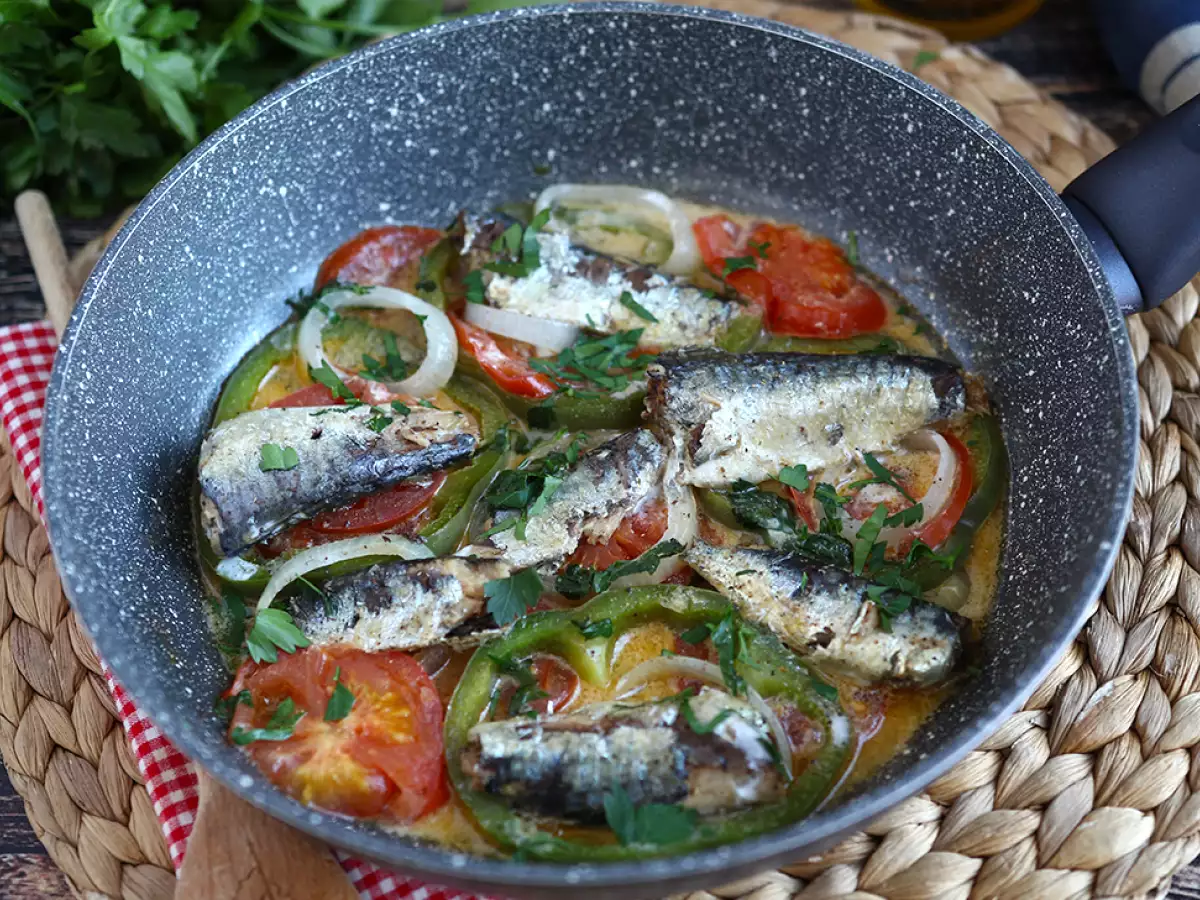 Recept Jednoduché a lacné dusené sardinky