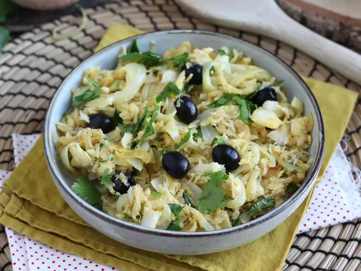 Recept Bacalhau à brás, jednoduchý a chutný tradičný portugalský recept