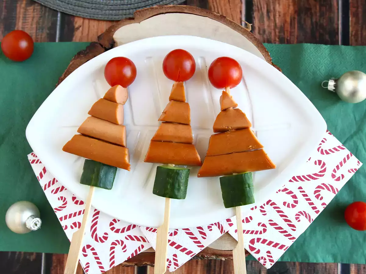 Recept Špízy sapin knackis: rýchly a jednoduchý vianočný aperitív!