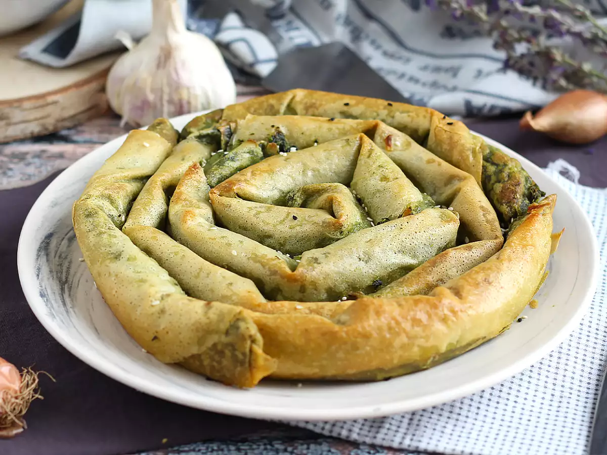 Recept Borek, turecký koláč so špenátom a syrom