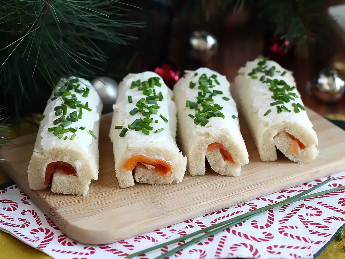 Recept Yule log toast