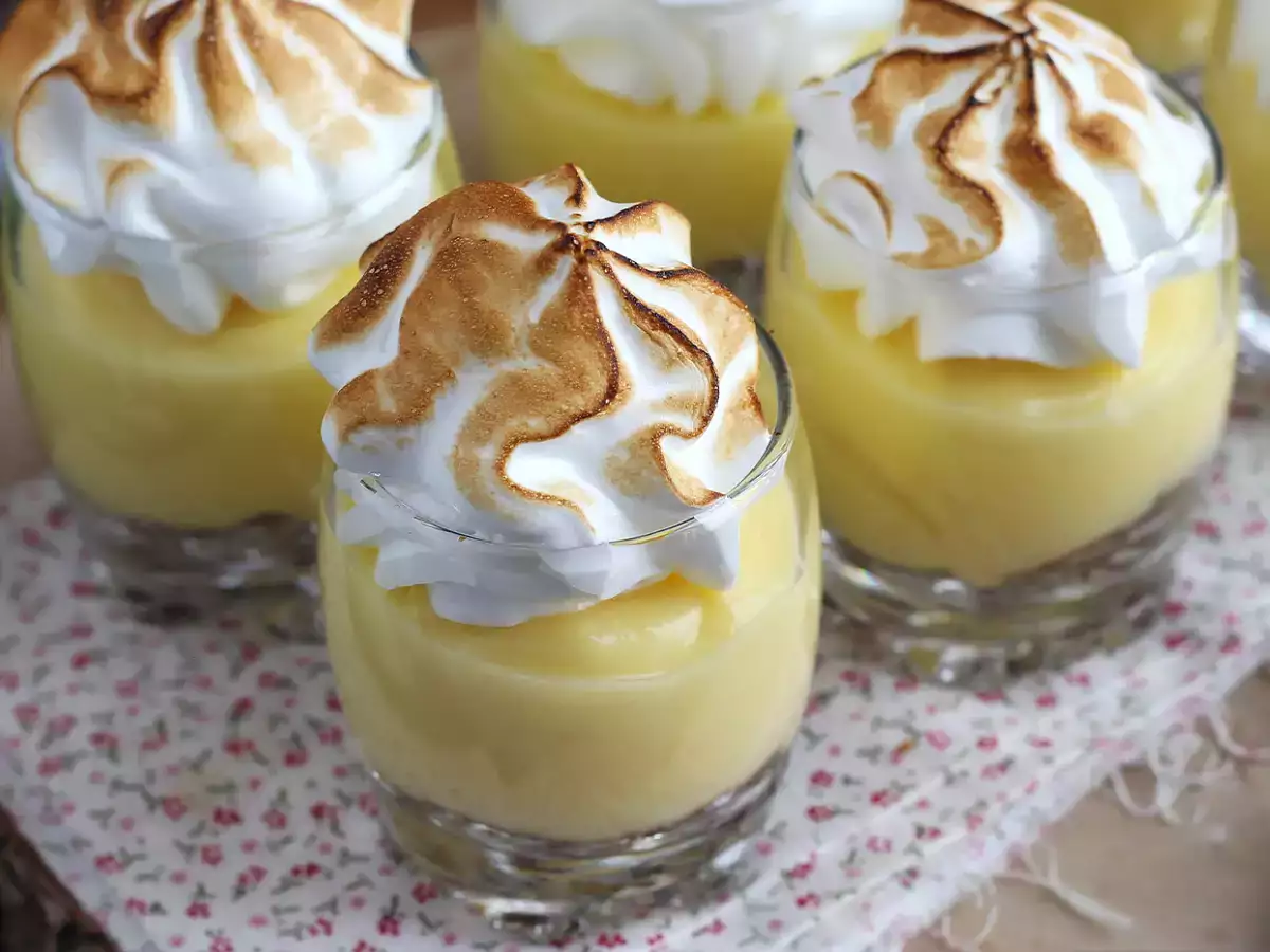 Recept Poháre na citrónový koláč