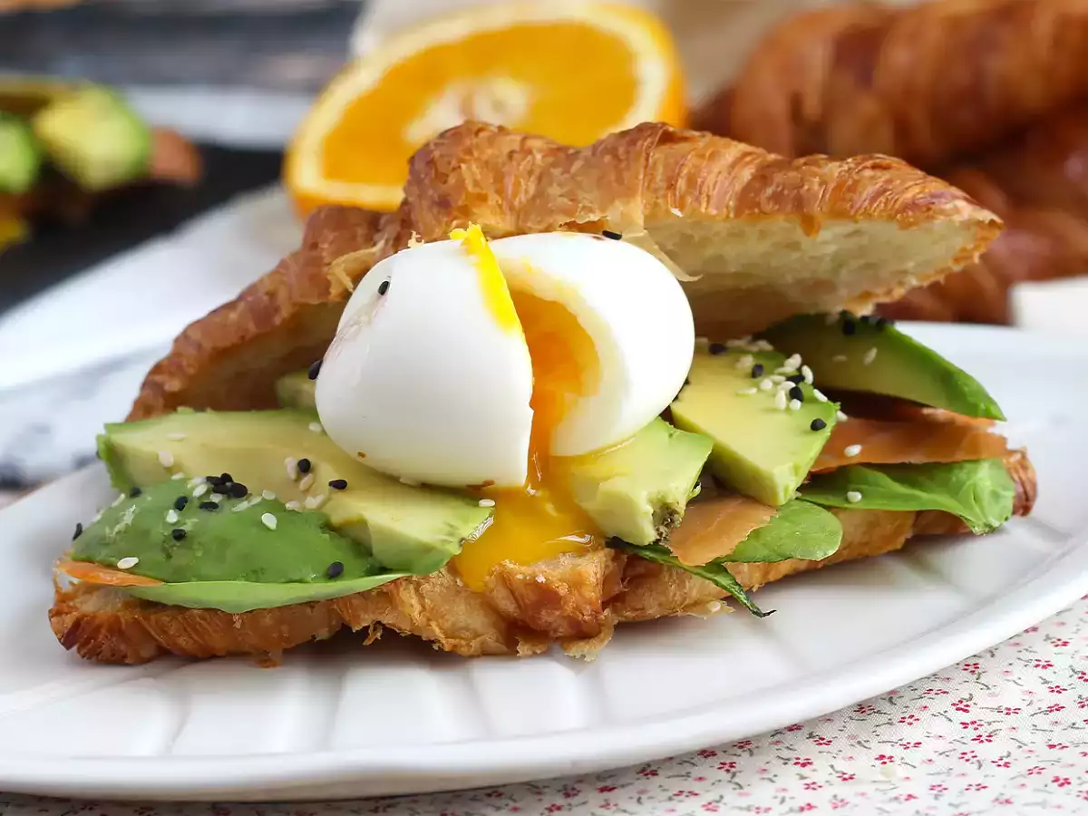 Recept Sendvič s croissantom na desiatu