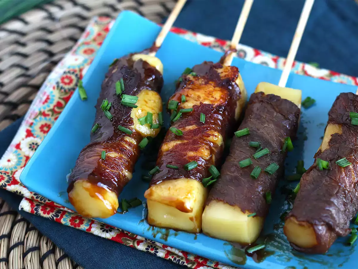 Recept Hovädzí kebab yakitori so syrom