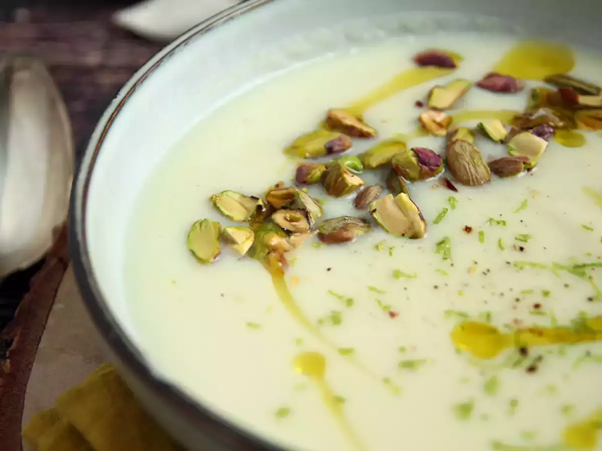 Recept Karfiol a pistáciový krém