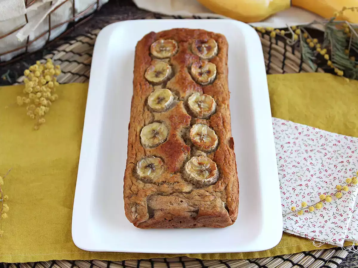 Recept Banánový koláč bez cukru - banánový chlieb