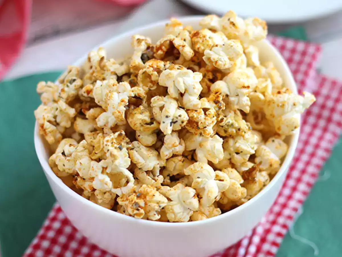 Recept Popcorn s príchuťou pizze