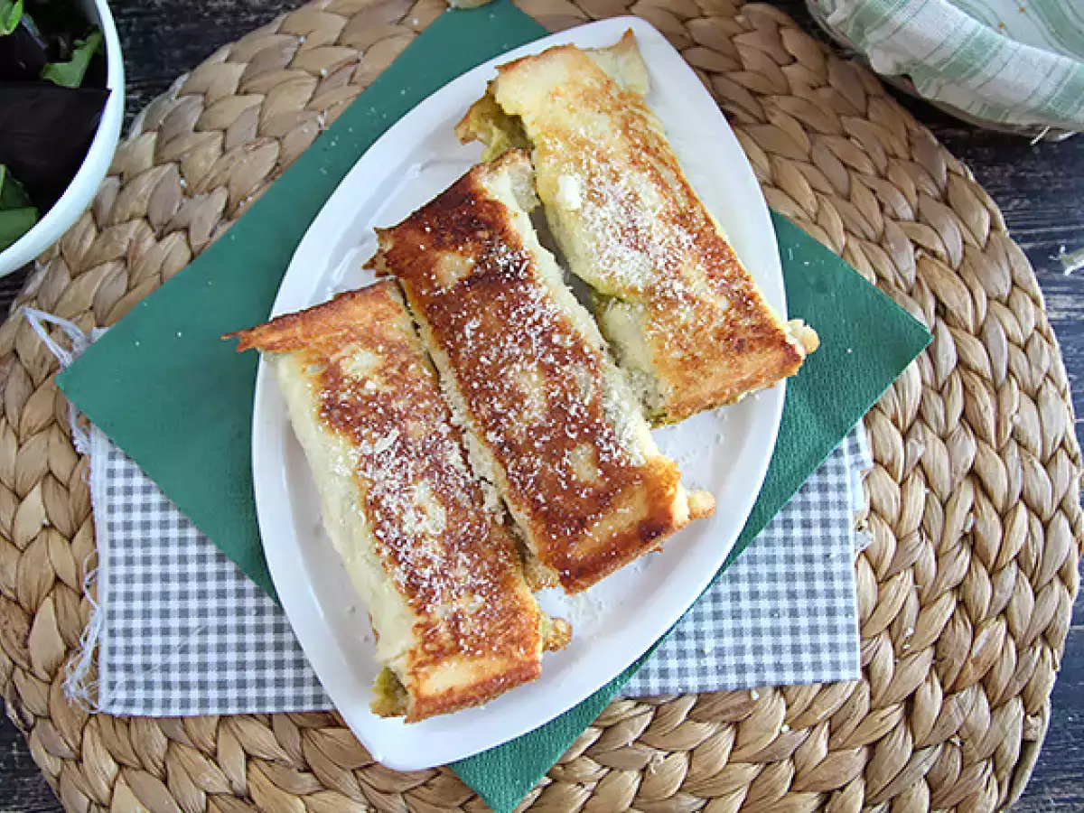 Recept Slané francúzske toasty s pestom