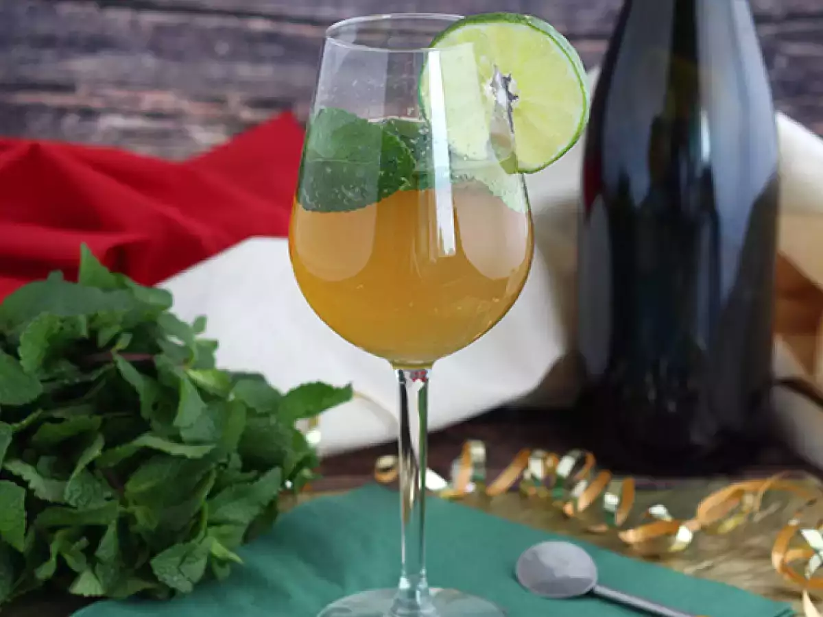 Recept Kráľovské šampanské mojito