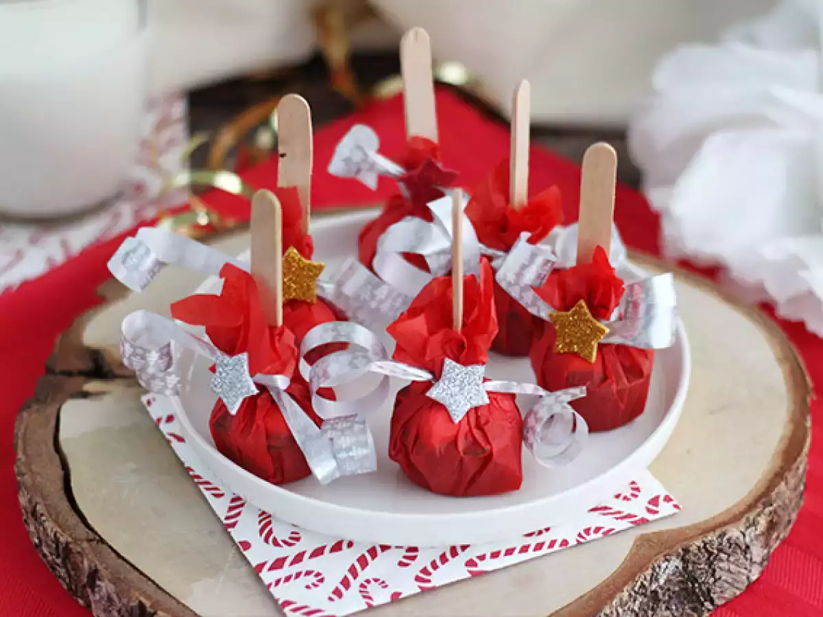 Recept Horké čokoládové lízanky: horká čokoláda + marshmallow
