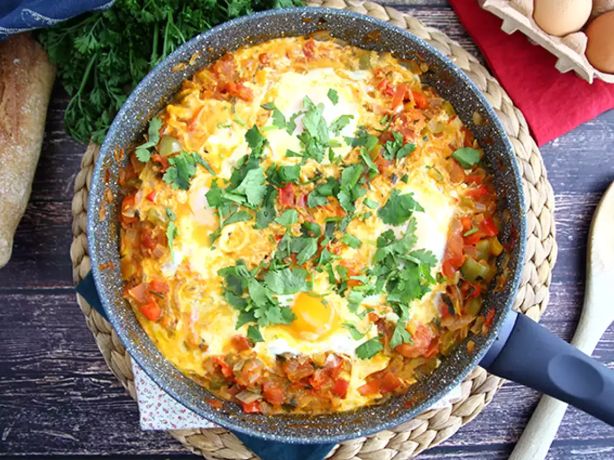Recept Jednoduché chakchouka