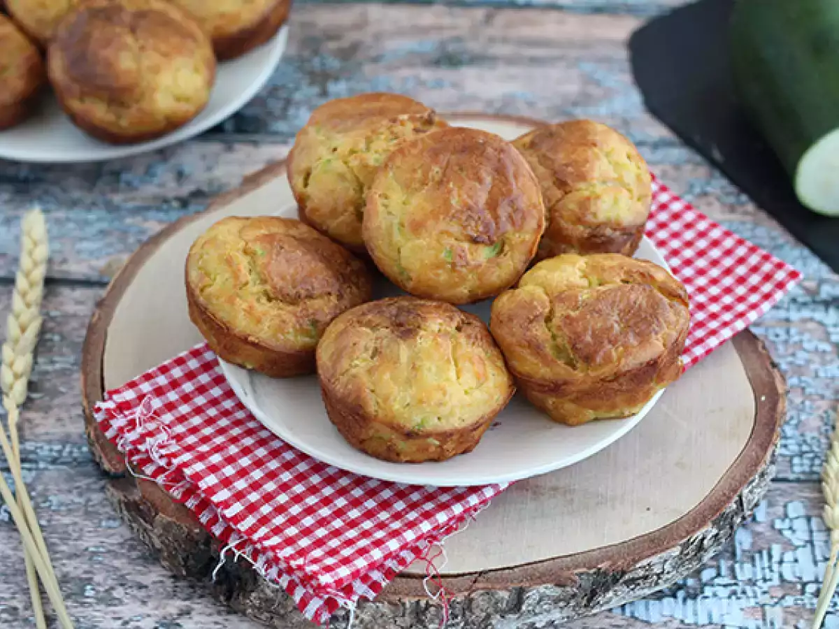 Recept Muffiny z cukety a kozieho syra