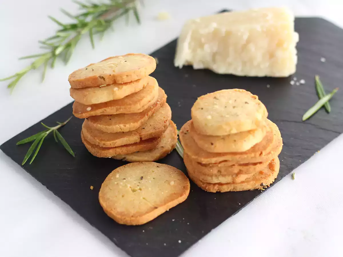 Recept Parmezán a bylinkové sušienky