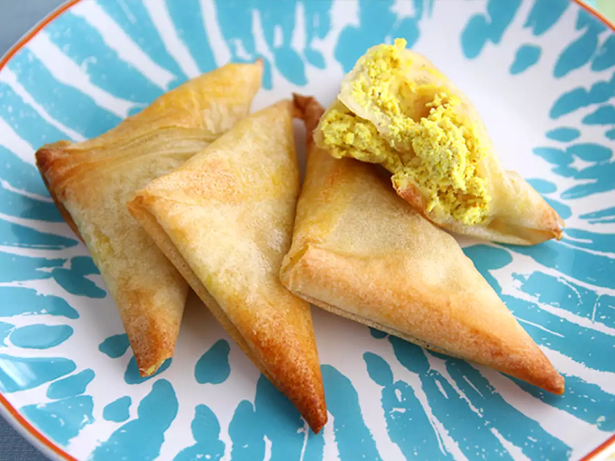 Recept Samoussas s kari