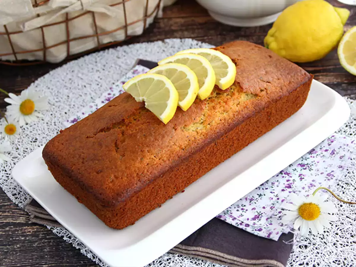 Recept Citrónový a makový koláč