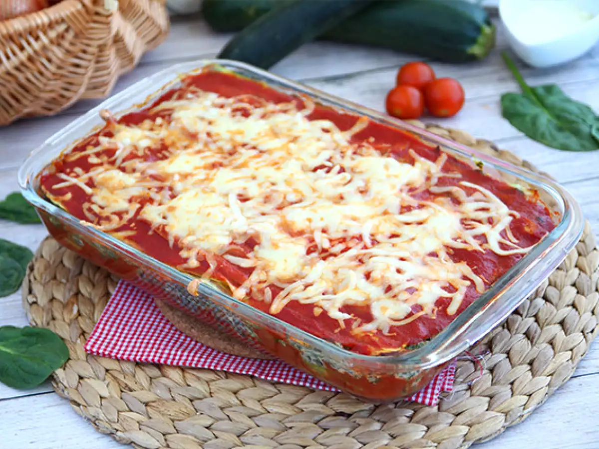 Recept Lazane z cukety a špenátu