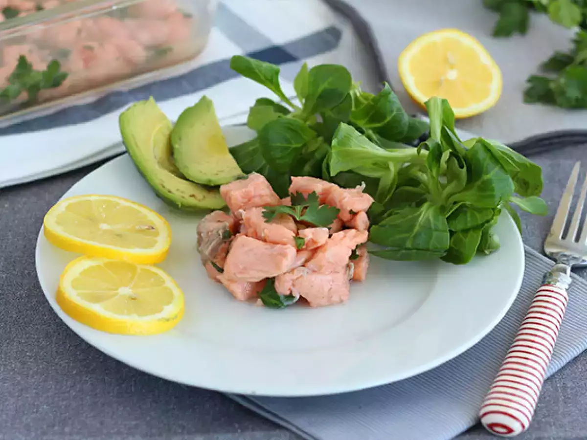 Recept Losos marinovaný v citróne