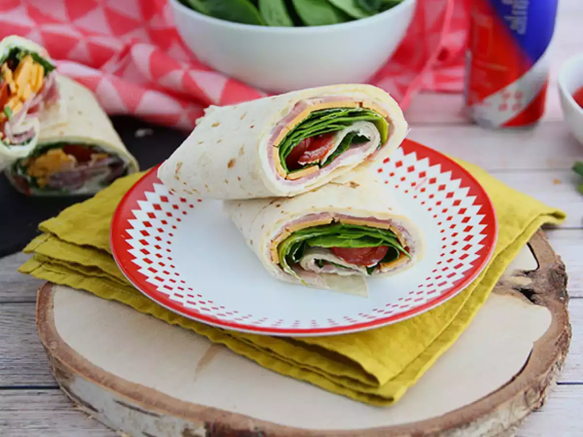 Recept Šunka a špenát s čedarom
