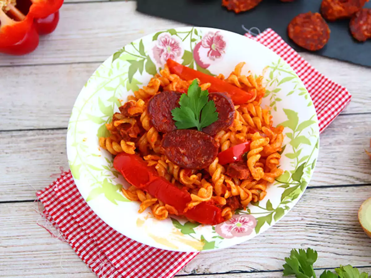 Recept Cestoviny s chorizom