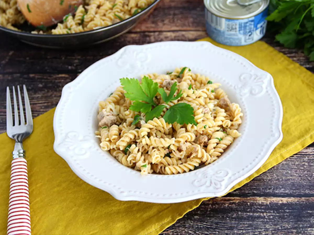 Recept Jednoduché cestoviny s tuniakom