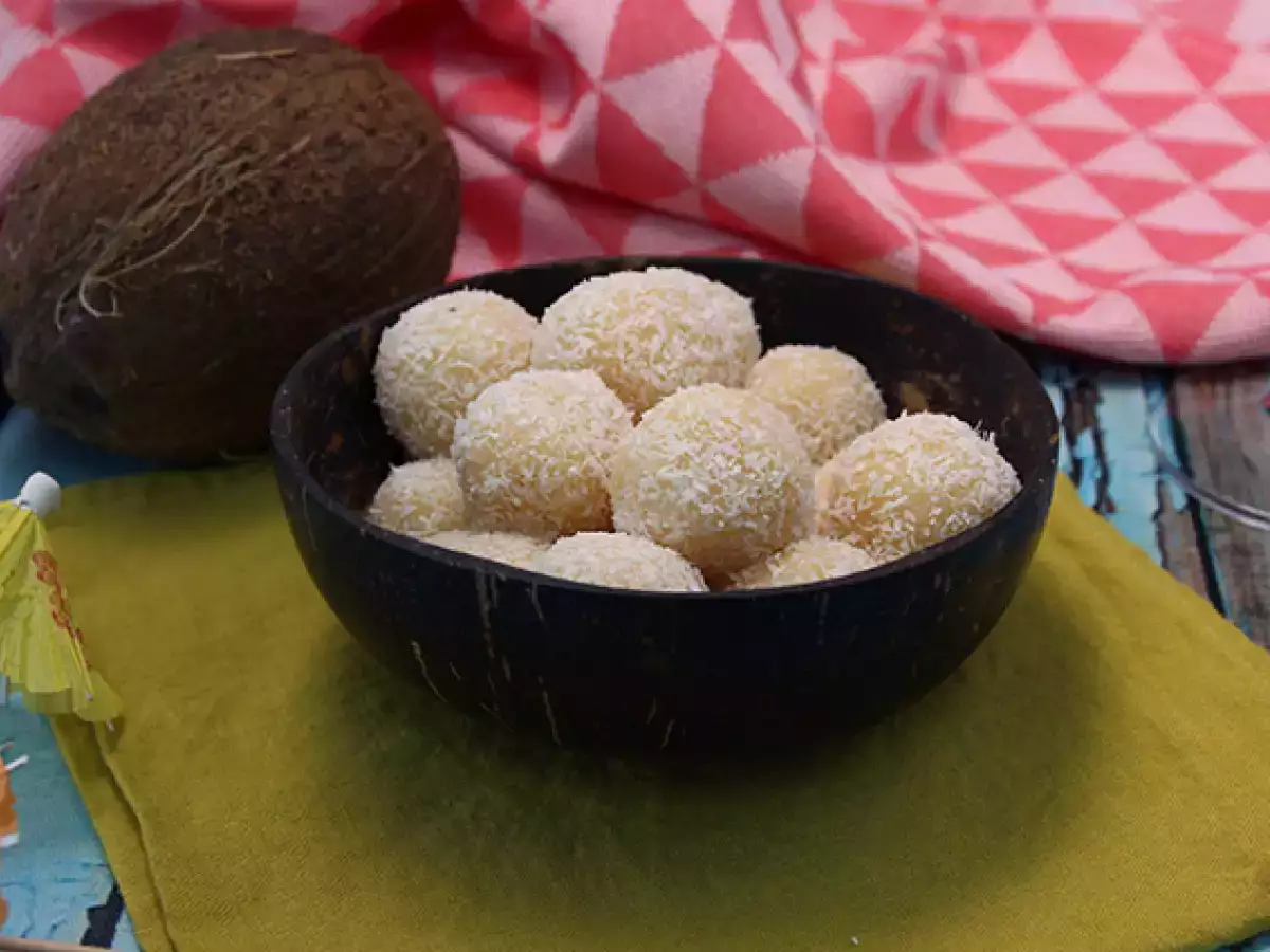 Recept Kokosový orech brigadeiros