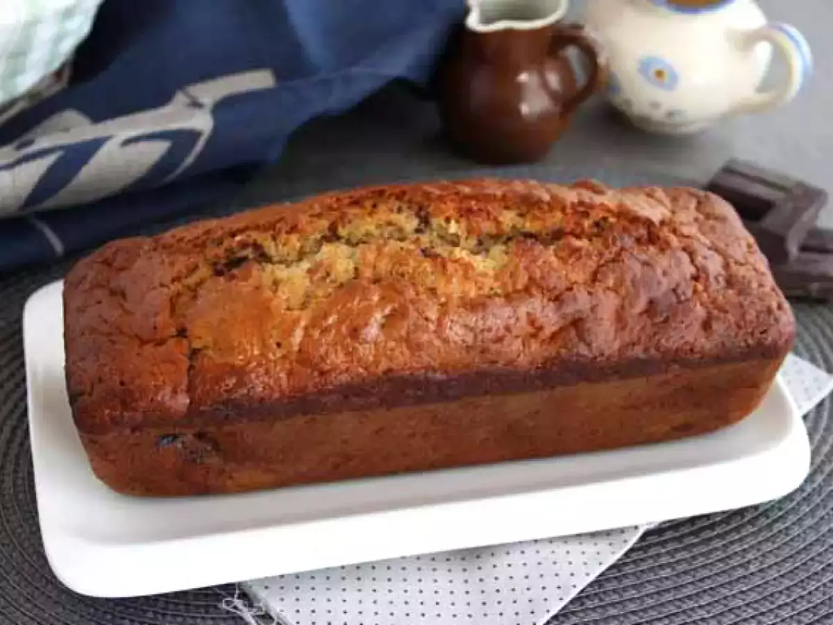 Recept Banánový / čokoládový koláč - extra vlhký!