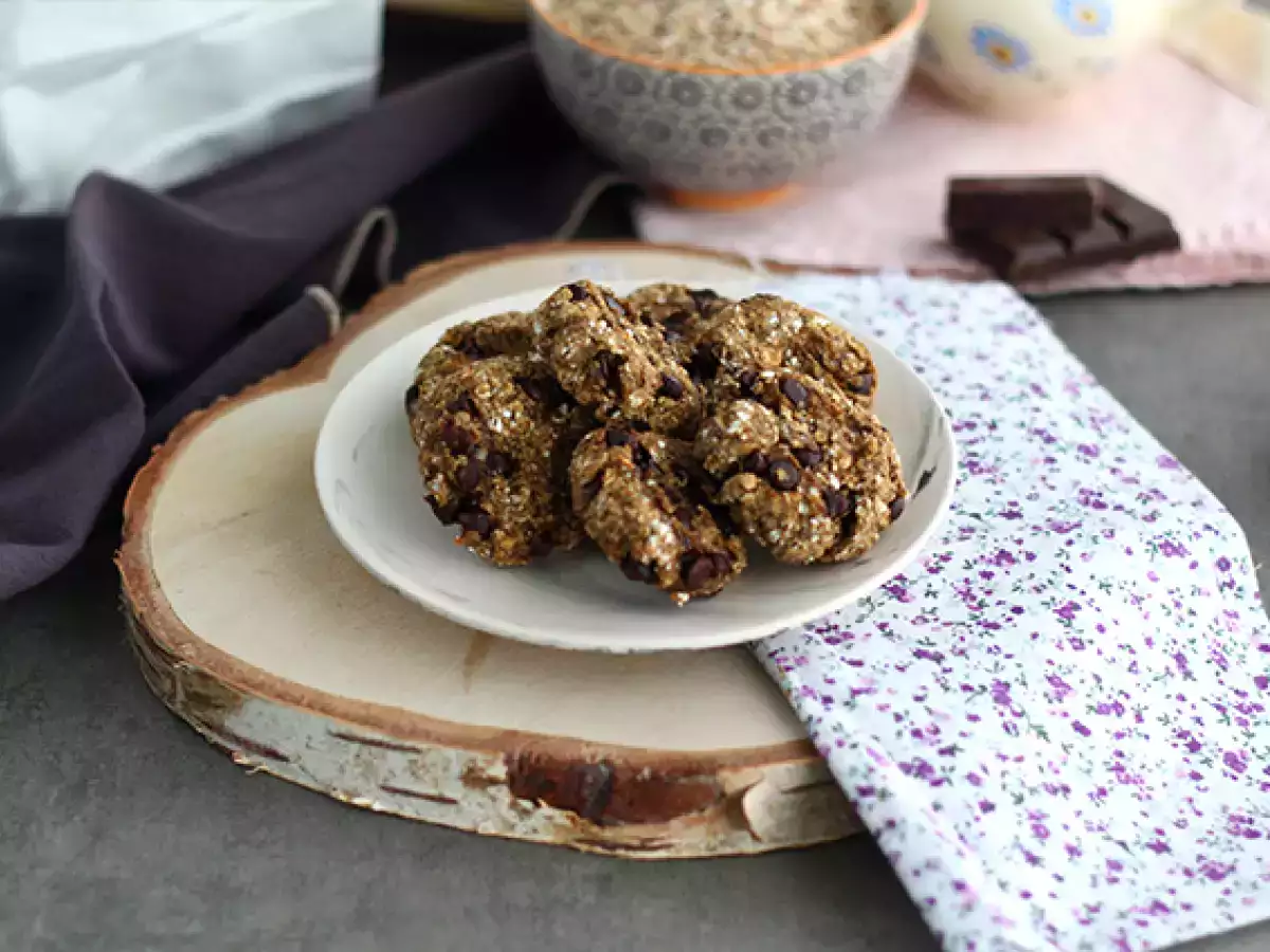Recept 3-zložkové banánové a čokoládové sušienky