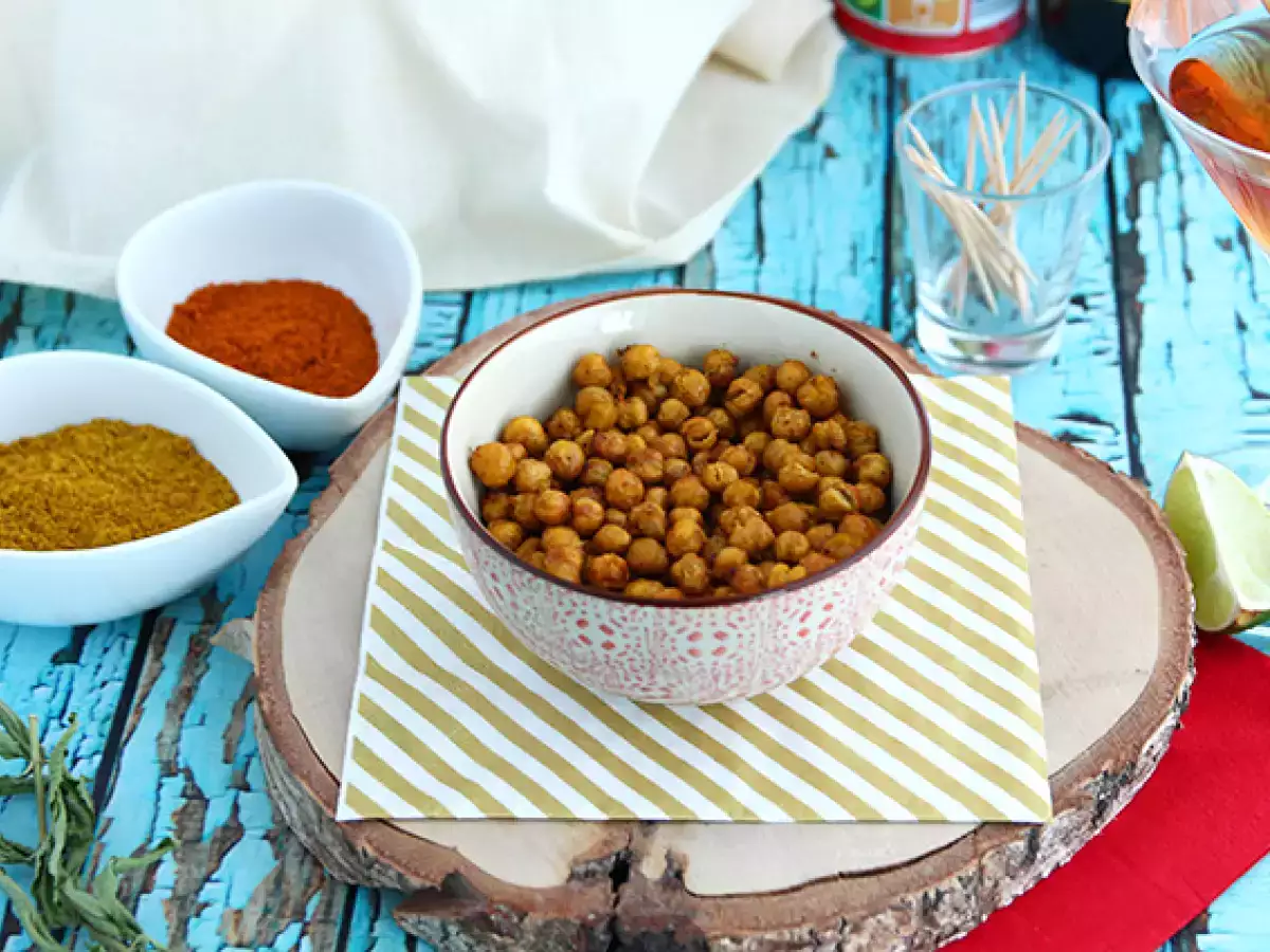Recept Cícer pečený v rúre s kari