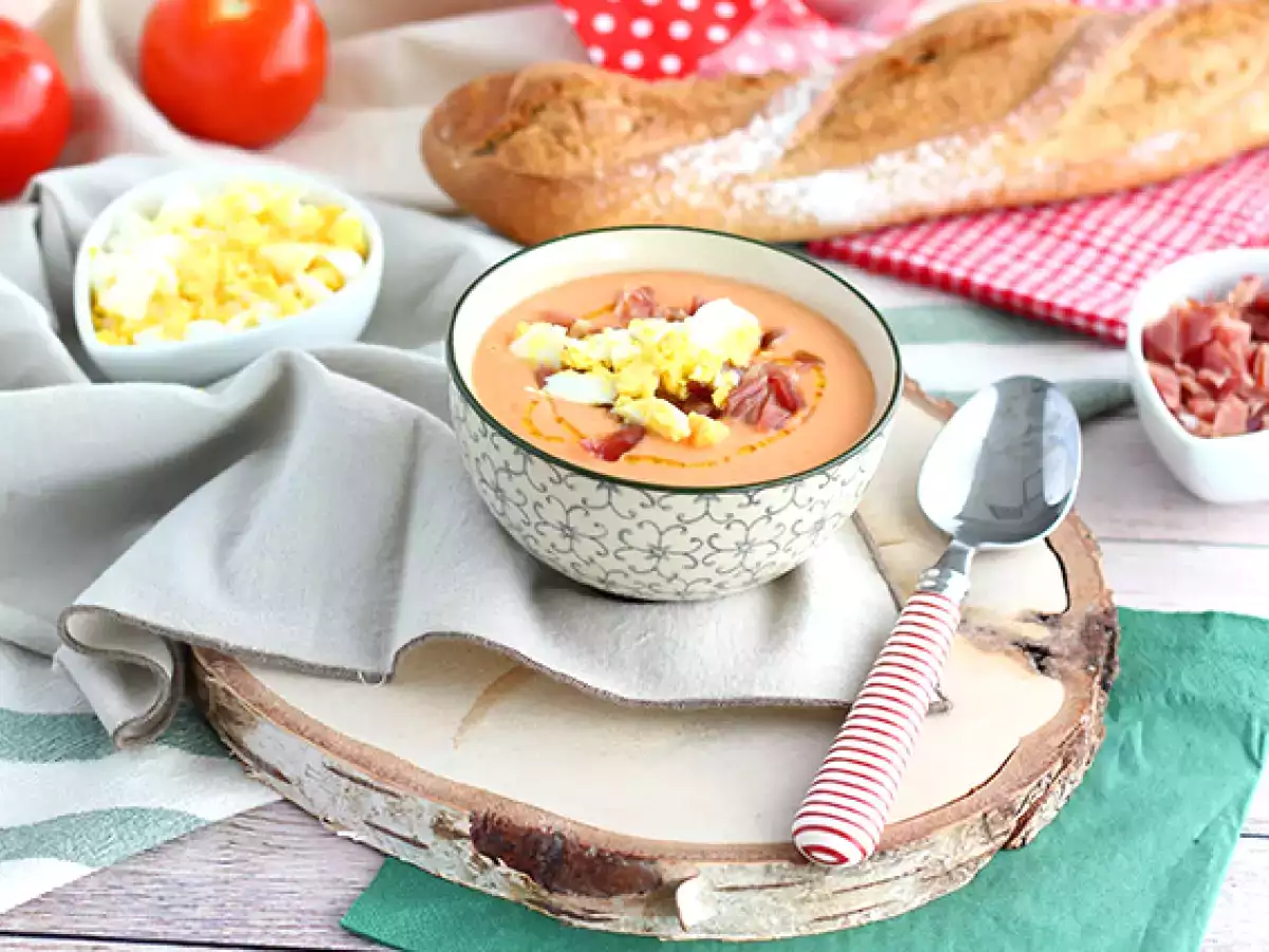 Recept Salmorejo, španielska studená polievka