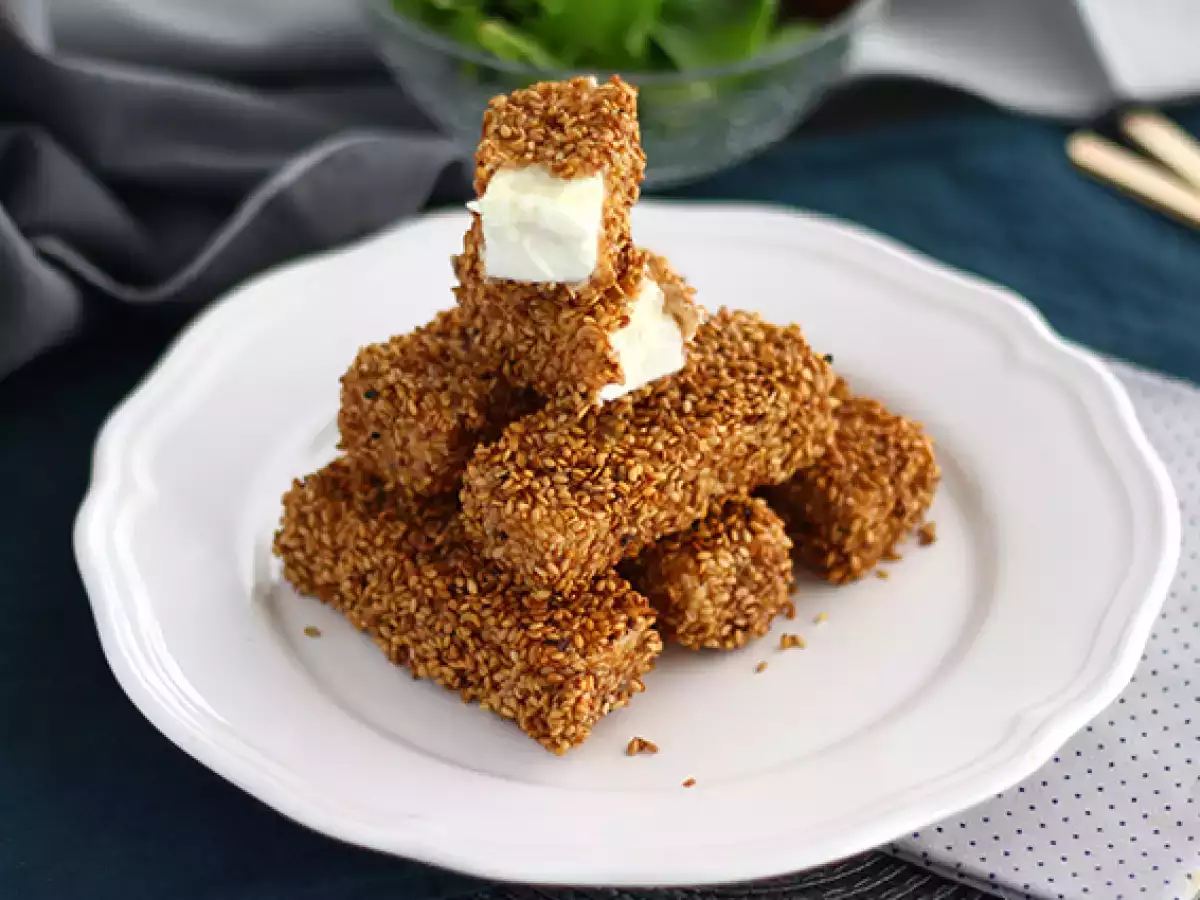Recept Sezamové tyčinky so syrom feta