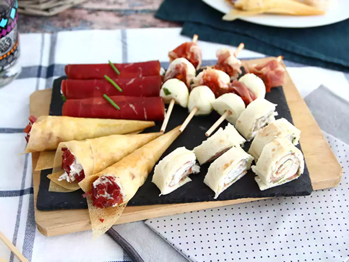 Recept Kvarteto aperitívov zo sušeného mäsa