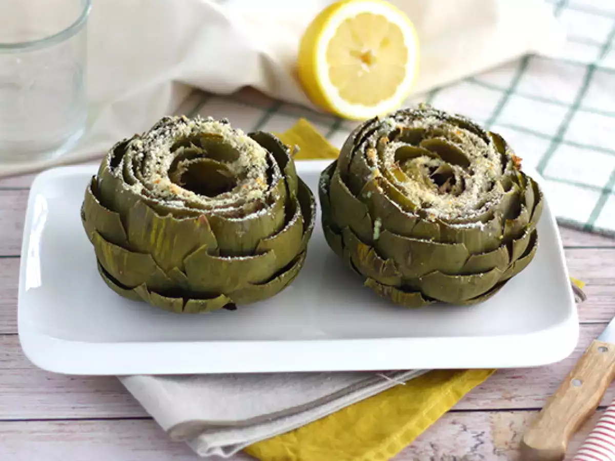 Recept Pečené artičoky