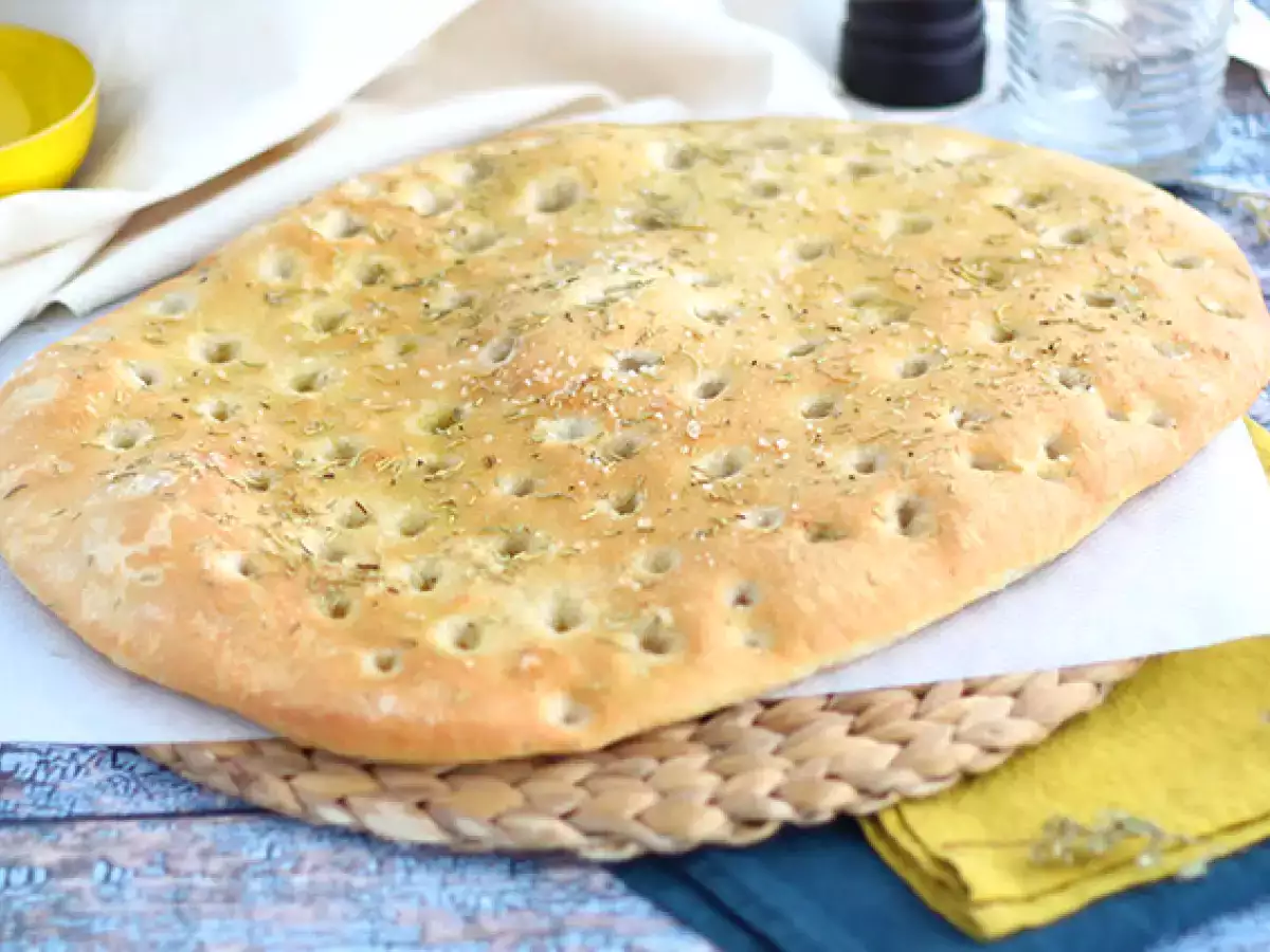 Recept Focaccia, taliansky chlieb s rozmarínom