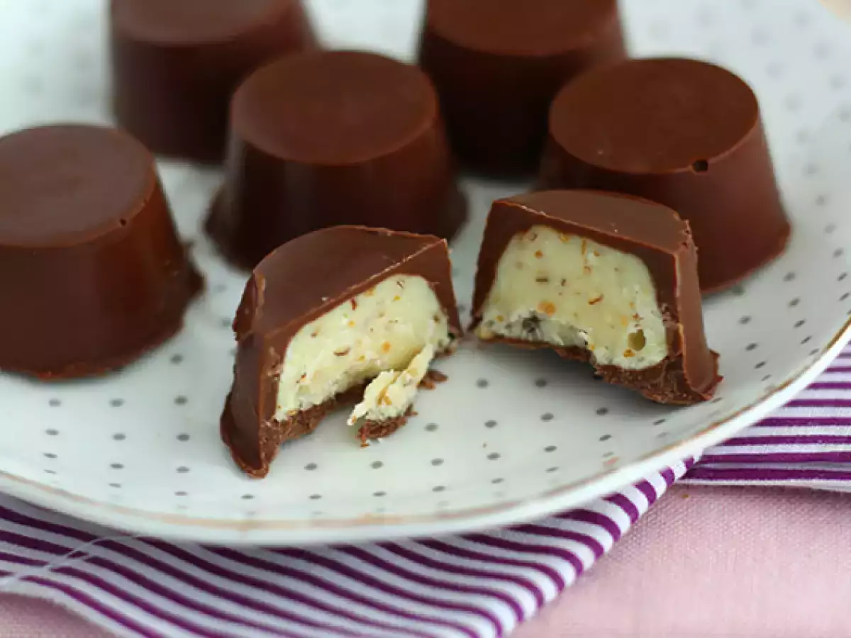 Recept Kinder schoko-bons domáce čokolády