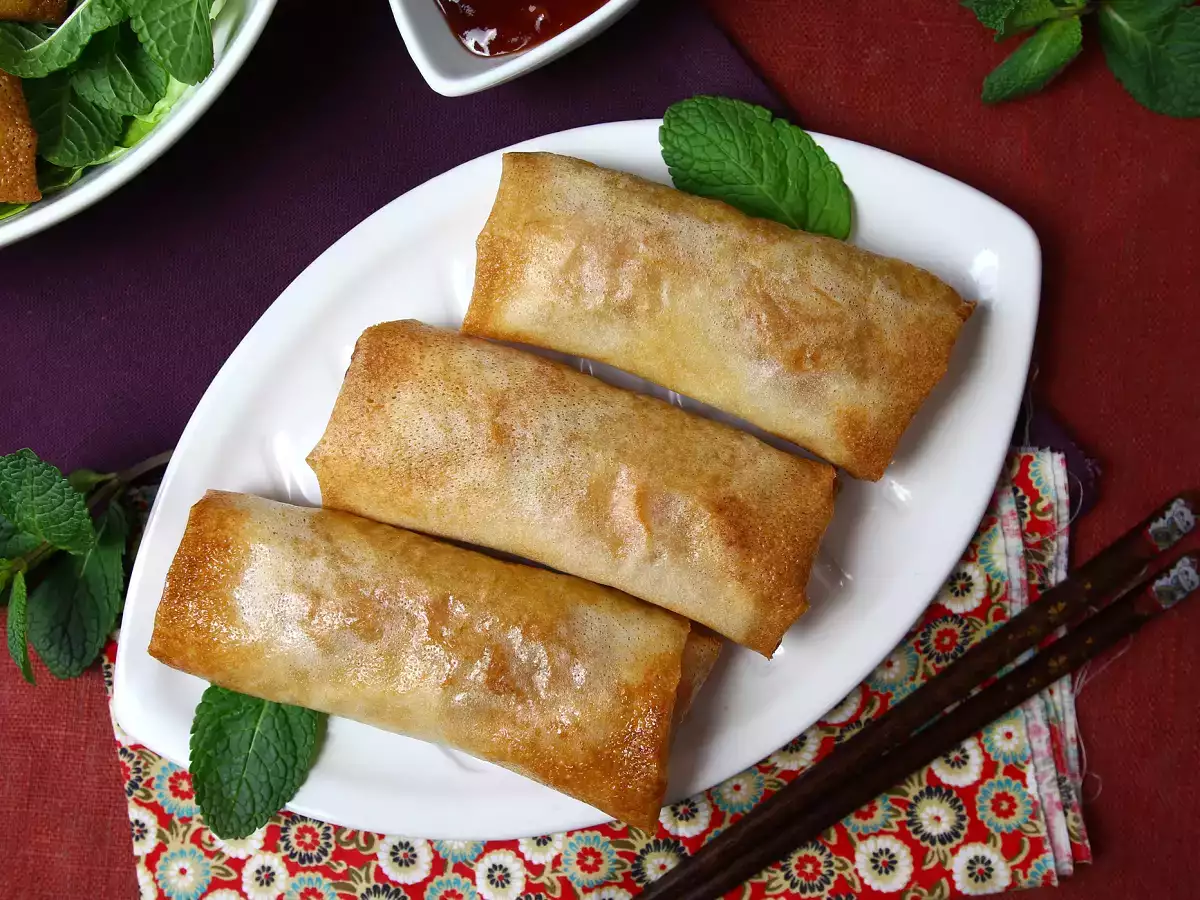 Recept Krevety nems s air fryer