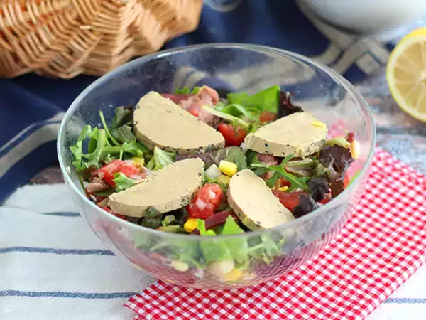 Recept Šalát landaise s foie gras (šalát perigord)