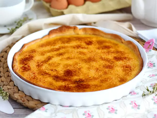 Recept Koláč crème brûlée, rafinovaný dezert krok za krokom