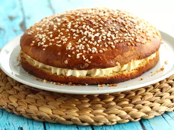 Recept Tarte tropézienne vysvetlená krok za krokom