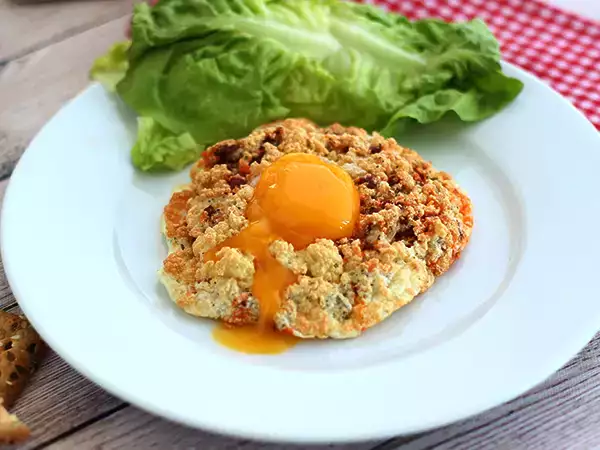 Recept Zakalené vajcia s chorizom