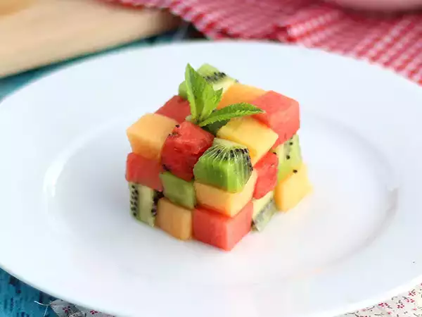 Recept Ovocná rubikova kocka, dizajnérsky ovocný šalát