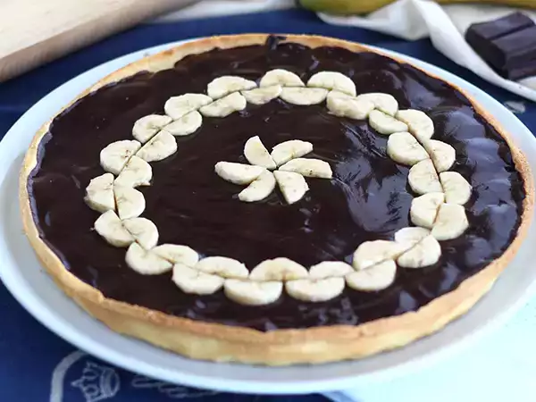 Recept Banánový a čokoládový koláč (krok za krokom)